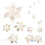 Sepco 50PCS Lovely DIY Pinwheels Craft for Boys and