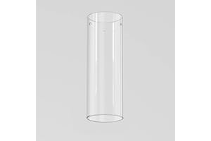 Artika Glass Cylinder Replacement Part, 290 mm, Frameless, Clear Glass, Modern, 3.9 x 3.9 x 11.4 inches, Indoor Use