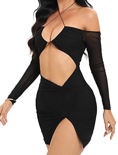 women's dresses with sleeves cocktail Seta T Long Sleeve Wrap V Neck Elegant Party Work Knee Length Dress Pockets Small Apricot : Clothing, Shoes & Jewelry This womens long stylishwitht on LTK Colour:BLACK AND CREAM rapunzal