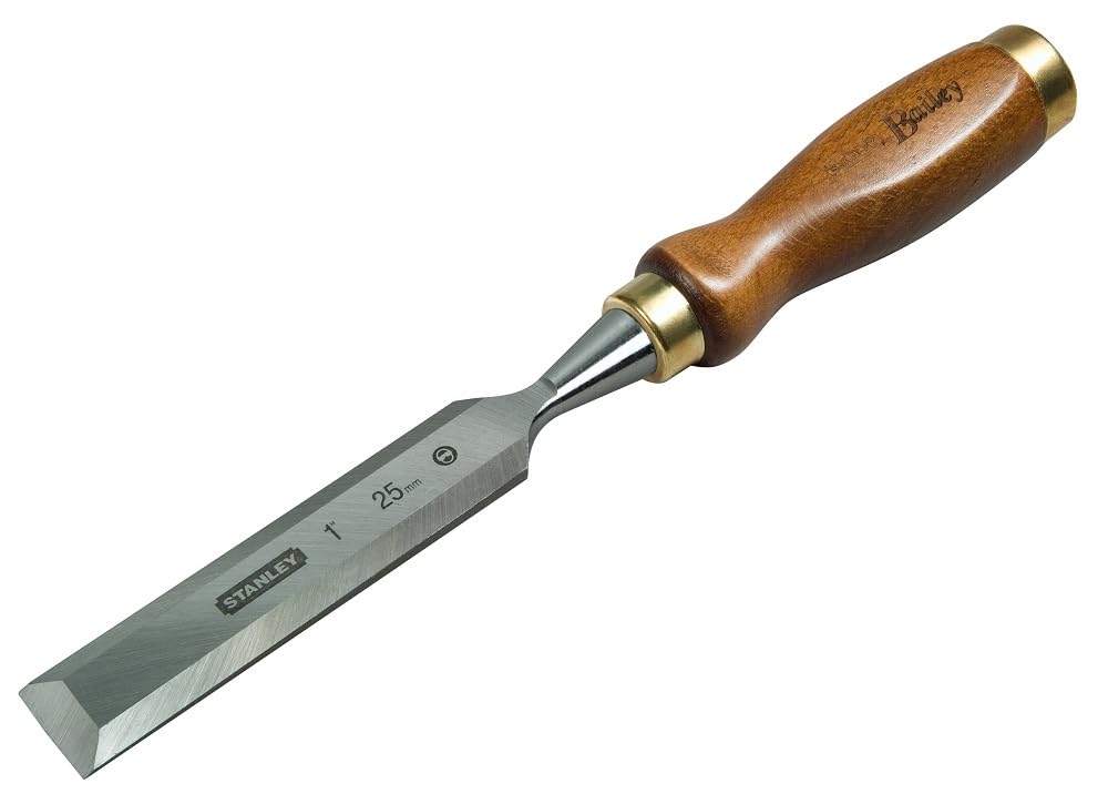Stanley 2-16-395 "Bailey" Chisel, Silver/Brown, 35 mm
