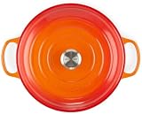 LE CREUSET Signature Shallow Casserole 30cm Flame Ss Knob Le Creuset view 2