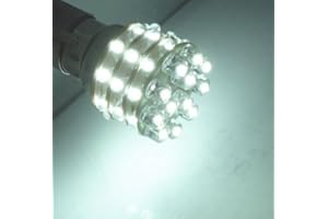 THREADNANNY One Pair 1157 White 39 LED Light(2 bulbs) ba15d /12V Turn Signal Light, Corner Light, Stop Light, Parking Light, Side Marker Light, Tail Light, and Backup Lights