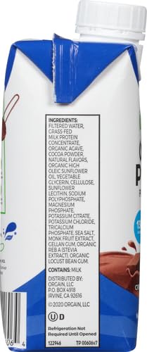 ORGAIN WHEY PROTEIN SHK CHOCOLATE FUDGE, 11 OZ
