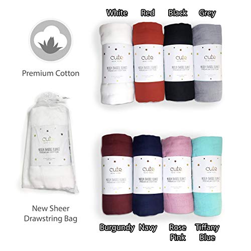 Premium Muslin Cotton Blanket (Burgundy) Pricepulse