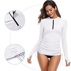 HISKYWIN Women's Long Sleeve UV Sun Protection Rash