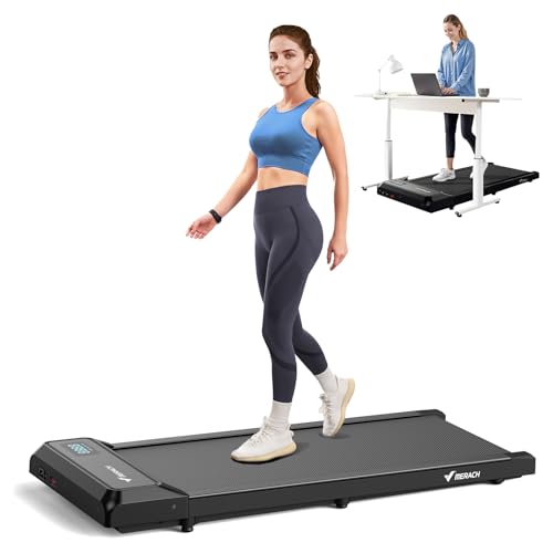 MERACH Cinta de Correr, 3 en 1 Cinta de Andar, 2.5HP Walking Pad, Caminadora Electrica para Casa, Treadmill Compacta para casa y Oficina, App, Pantalla LED, Control Remoto Magnético