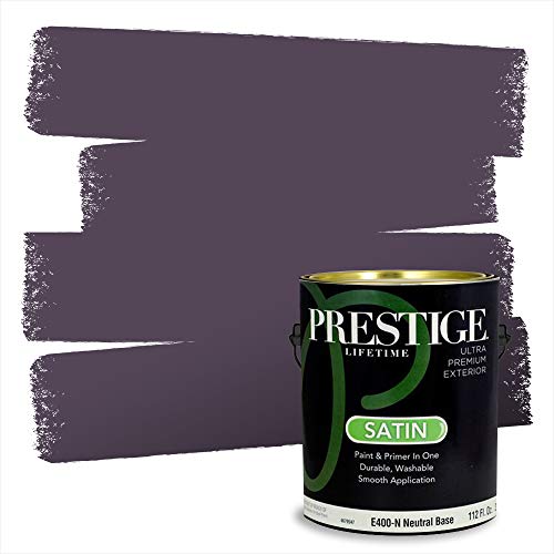 PRESTIGE Paints Exterior Paint and Primer In One, 1-Gallon, Satin, Comparable M…