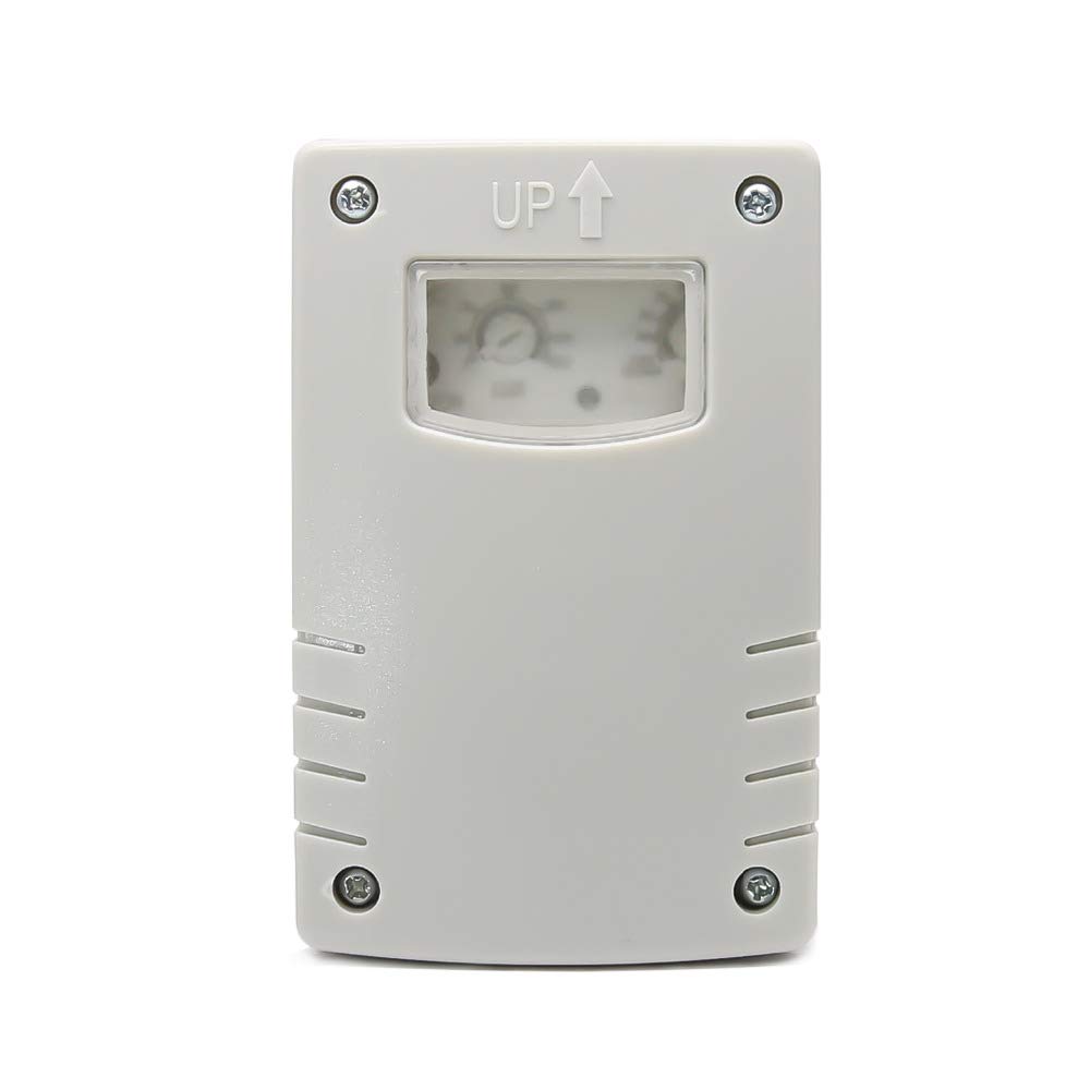 Sensky Photocell Sensor Switch Dusk to Dawn, Outdoor IP65 Waterproof Timer Sensor Switch, LUX and Time Adjustable, Automatic Photocell Switch for Lamps(AC220-240V)
