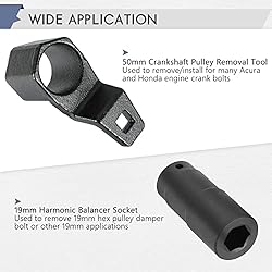 DASBET 19mm Harmonic Balancer Socket Pulley Holding