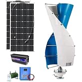 3000W Vertical Axis Wind Turbine Generator Kit for Home Use - 12V/24V/48V/96V/120V, Includes Controller &amp; Inverter, Efficient Free Energy Solution, Three Phase Power Generation