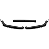 WheelX Front Lip Compatible with Honda Accord 2018-2020, JDM Air Dam Bumper Splitter Lower Chin Spoiler Protection Body Kit Fit for 2018 2019 2020 (Glossy Black)