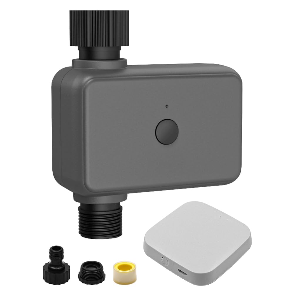 DollaTek Wifi Sprinkler Valve for Automatic Watering System Remote Control of Irrigation Timed Cycle Irrigation Rain Delayed Irrigation Compatible with Alexa and Gogle Home Tuya Smart Life