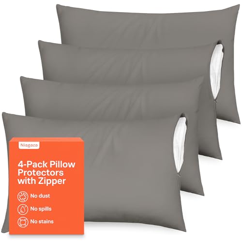 Soft Pillow Protectors Zipper