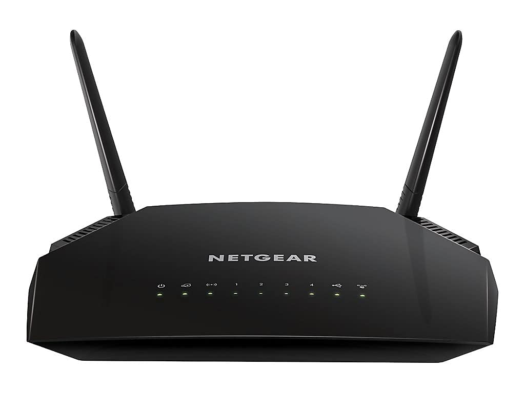 Photo 1 of NETGEAR WiFi Router (R6230) - AC1200 Dual Band Wireless Speed (up to 1200 Mbps) | Up to 1200 sq ft Coverage & 20 Devices | 4 x 1G Ethernet and 1 x 2.0 USB Ports