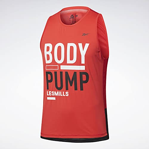 Reebok Les Mills Bodypump Ac Singlet, Primal Red, Medium in Oman