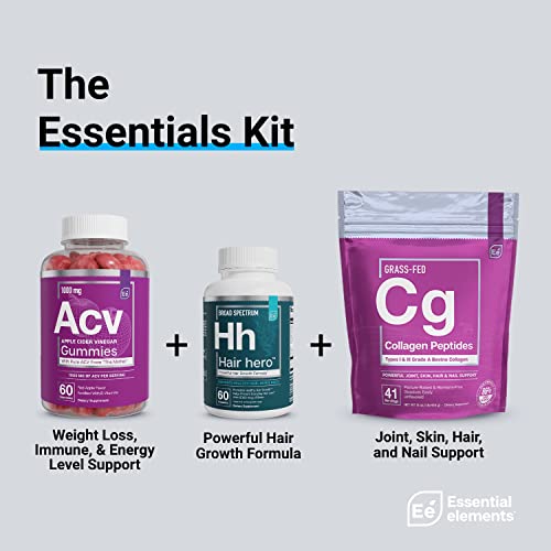 Essential Elements Hair Hero Hair Supplement for Women and Men