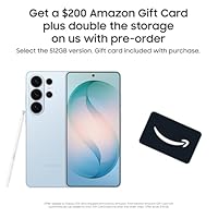 Samsung Galaxy S26 Ultra, Unlocked Android Smartphone + $200 Gift Card, 512GB, Privacy Display, Galaxy AI, AI Camera, Super Fast Charging 3.0, Durable Battery, 2026, US 1 Year Warranty, Sky Blue