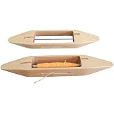11 Inch Maple Wooden Weaving Shuttle, Boat Shaped Loom Tool | Provides Smooth Handling and Durable Performance for Hand Weaving, Loom Machines and Textile Craft Accessories
