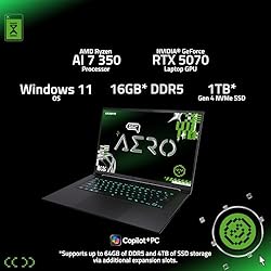 GIGABYTE AERO X16; Copilot+ PC - 165Hz 2560x1600
