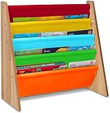 LIVIVO Colorful Kids Bookshelf 4 Tier Toy Storage Rack Multi-Colour view 3
