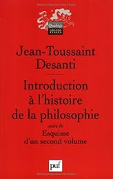 Introduction à l'histoire de la philosophie