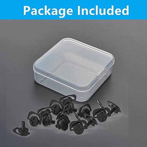 DKE 12pcs Thumb Screw Grip Knobs M4 x 10mm Thumb Screws for Phillips