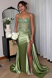 INEWER Lace Appliques Prom Dresses 2025 Long with