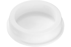 uxcell 1Pcs Silicone Hole Plug, Waterproof Round Rubber Stoppers Bottle Seal Plugs Tube Pipe End Caps for 55mm/2.17" Hole for Bathtub Bottle, White