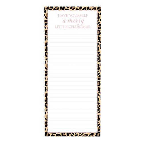 Graphique Bloco de notas magnĂ©tico de Natal com estampa de guita – 100 folhas, 10 x 23 x 0,5 cm – adere a qualquer superfĂcie magnĂ©tica, perfeito para compras e fazer listas, Ă© um Ăłtimo presente