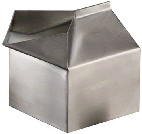 American Metalcraft MCC300 Stainless Steel Milk Carton Creamer Dispenser, Silver, 3-Ounce