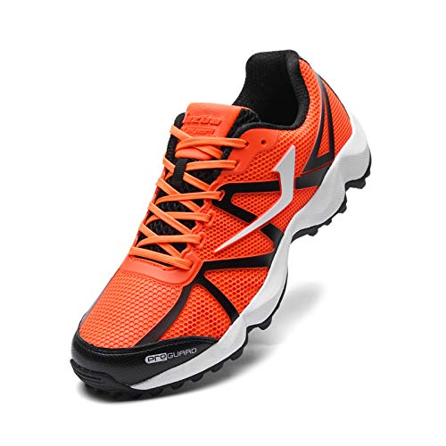 Jazba Rattler 2.0 Field Hockey Astro Turf Shoe | TPU 3D Layer Frame | Microfibre ProGuard Leather | Rubber Cleats for Excellent Traction on Dry & Wet Turfs for Men, Women and Junior Players