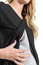 Hello Miz Color Block Asymmetrical Maternity