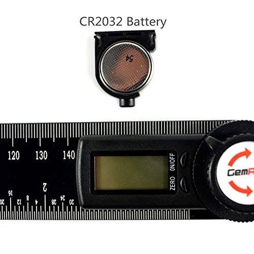 GemRed Digital Angle Finder Protractor (Model 82305Aluminum, 200mm