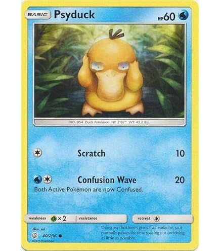 Amazon.com: Pokemon - Psyduck - 28/149
