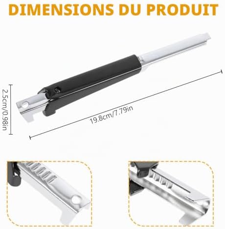 Ouvre Bocal Sans Effort, Ouvre-BoîTe RéGlable, Effortless Ouvre Bocal Manuel Réglable, Pour Personnes âGéEs Enfants Femmes Mains Faibles