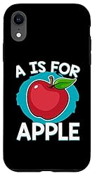 iPhone XR A Is For Apple Apple Fruit Lover Case