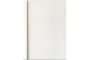 10PCS A4 Hot Melt Thermal Binding Cover, Transparent Front Cover and White Back Cover