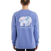Ivory Ella Womens Oversized Crew Sweatshirt,