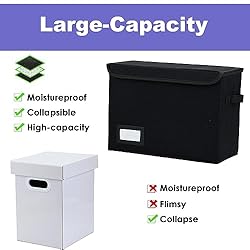 EOOUT 2pcs Comic Book Storage Box, Collapsible