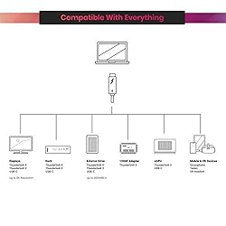 CalDigit Thunderbolt 4 Cable - 40Gbps 100W Power