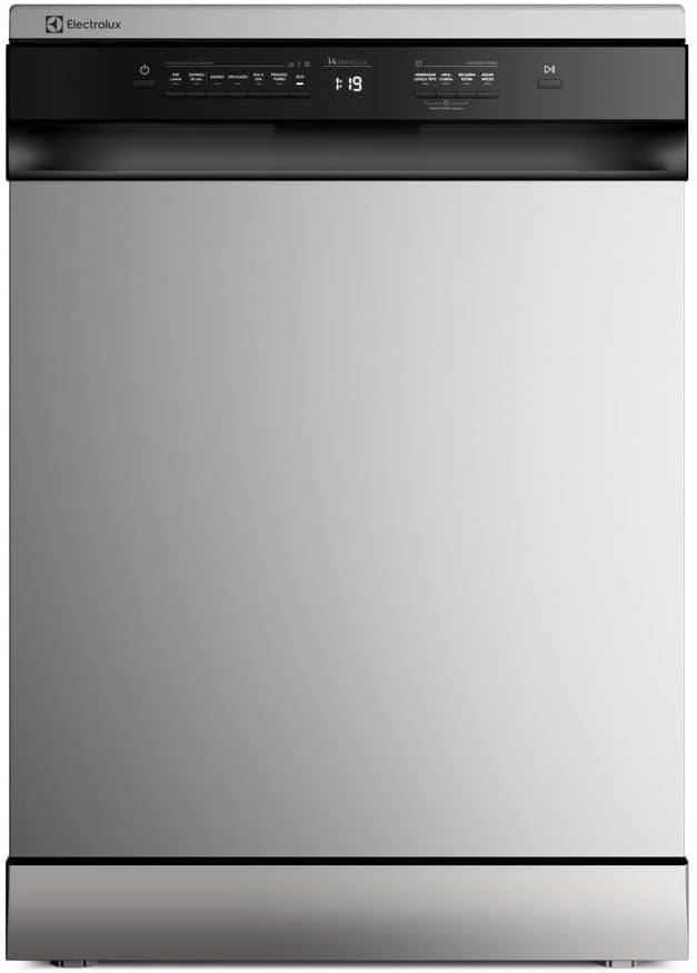 Lava-Louças Electrolux 14 Serviços Inox com Programa Lava e Seca 127v LS14E