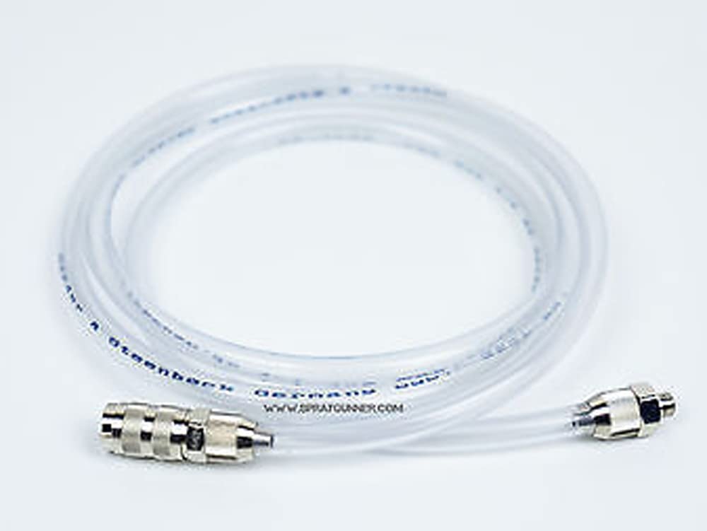 Harder & Steenbeck 110273 Hose 1m 4x6mm for Airbrush Holder M5 Male - Quick Coupling ND 2.7mm