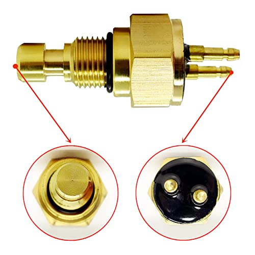 Thermal Switch Kawasaki Mule Cooling Fan Switch - Replaces 27010-1202/1317 (M16x1.5 Thread) Radiator Fan Switch