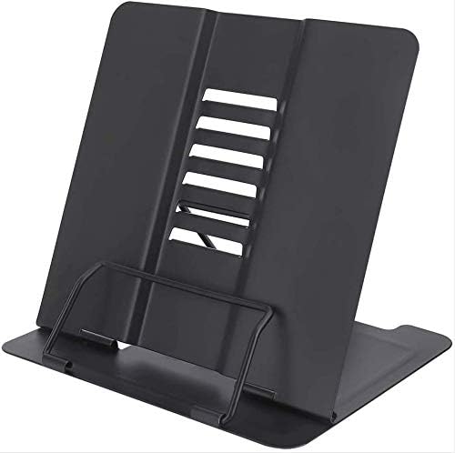 JINYUNMIN Book Stand Reading Stand Multi-Function Metal Easel Black