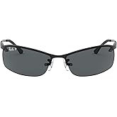 Ray-Ban mens Rb3183 Rectangular Sunglasses
