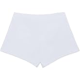 Capezio Girls Classic Athletic-shorts, White, 12-14 US
