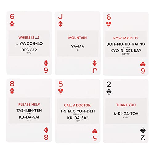 LINGO Japanese Flashcards Best Playing Cards for Beginners to Learn