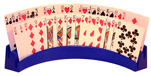 Twin Tier Premier Playing Card Holder (Set of 2) - Holds Up to 32 Playing Cards Easily - 12 1/2