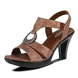PATRIZIA Women's Rola Sandals Brown EU 39 / US 8.5