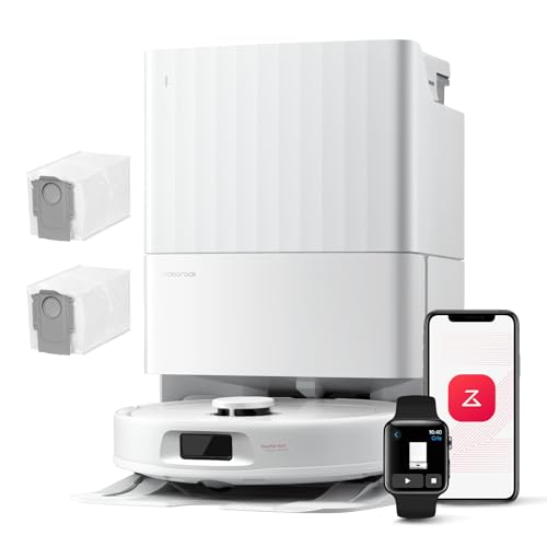 QV 35A Set Aspirateur Robot Laveur, 8000Pa, Anti-enchevêtrement